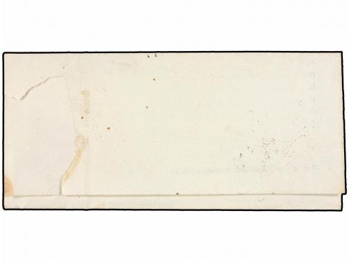 ¿ ESPAÑA: PREFILATELIA. 1847. BARCELONA a PINEDA. Marca de l