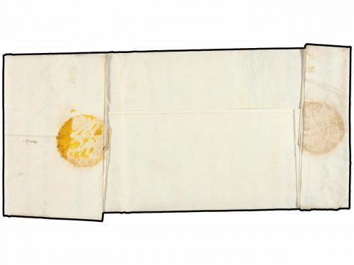 ¿ ESPAÑA: PREFILATELIA. 1831. MATARÓ a BARCELONA. Carta tran