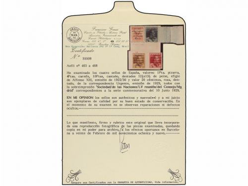 ** ESPAÑA. Ed. 455/68. SERIE COMPLETA, centrajes excepcional