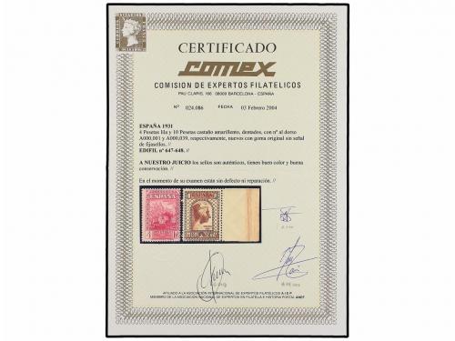 ** ESPAÑA. Ed. 636/49. SERIE COMPLETA, centrajes diversos, s