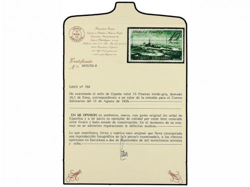 ** ESPAÑA. Ed. 775/80. SERIE COMPLETA. LUJO. Sello de 15 pts