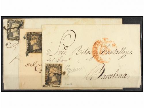 LOTES y COLECCIONES. ESPAÑA. Conjunto de fichas con sellos c