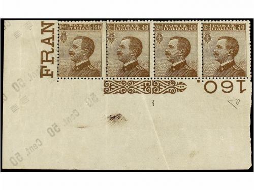 ** ITALIA. Sa. 139. 1923-27. 50 cents. s. 40 cts. SIN SOBREC