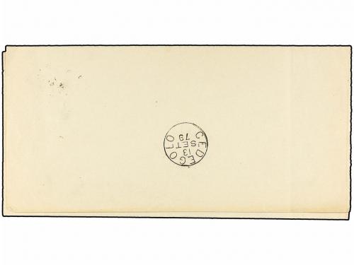 ✉ ITALIA. Sa. 34dc. 1879. BRESCIA a SELLERO. Circular con fr