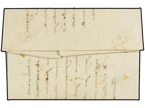 ✉ ITALIA ANTIGUOS ESTADOS: CERDEÑA. 1826 (3-V). Doble hoja d