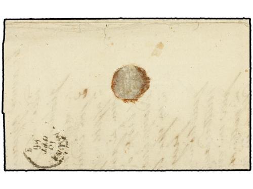 ✉ ITALIA. Sa. 23. 1865. LAVENO a ARONA. 20 cts. s. 15 cts. a