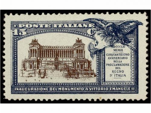 * ITALIA. 1901. 50 ANIV. DE LA PROCLAMACIÓN DEL REINO DE ITA