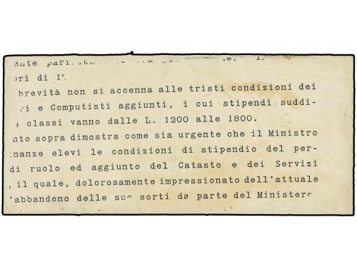 ✉ ITALIA. Sa. 69. (1901 ca.). MILANO a MODENA. FRONTAL de fa