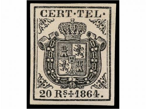 * ESPAÑA: TELEGRAFOS. Ed. 1/4. SERIE COMPLETA. Bonitos ejemp