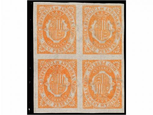 (*) ANDORRA. Ed. NE 1/12sii sin 8saii. Conjunto de parejas y