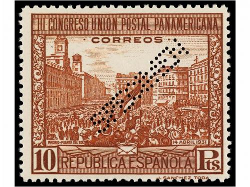 ** ESPAÑA. Ed. 604/13MT. SERIE COMPLETA, perforación SPECIME