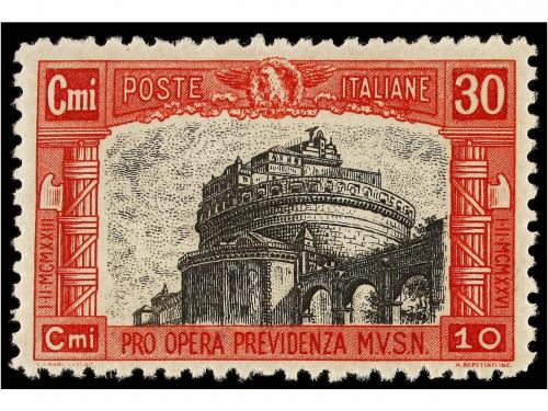 ** ITALIA. 1928. NO EMITIDOS. Serie completa en COLORES CAMB