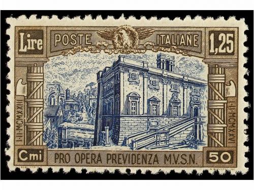 ** ITALIA. 1928. NO EMITIDOS. Serie completa en COLORES CAMB
