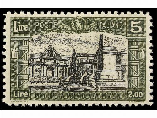 ** ITALIA. 1928. NO EMITIDOS. Serie completa en COLORES CAMB