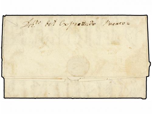 ¿ VENEZUELA. 1823 (13 Febrero). MARACAY a PUERTO CABELLO. Ca