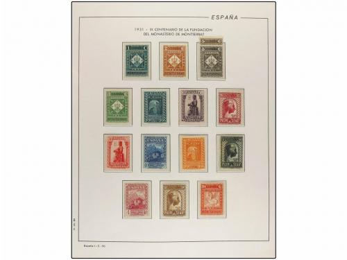 LOTES y COLECCIONES. ESPAÑA. Colección de 1850 a 1950 montad