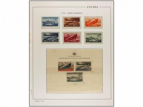 LOTES y COLECCIONES. ESPAÑA. Colección de 1850 a 1950 montad