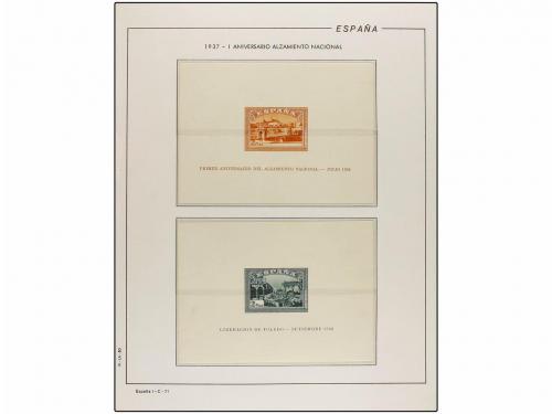 LOTES y COLECCIONES. ESPAÑA. Colección de 1850 a 1950 montad