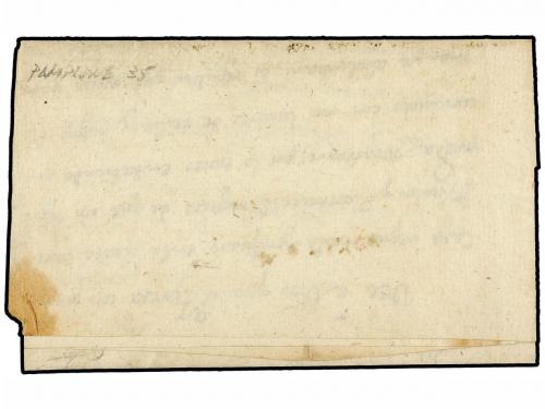 ✉ ESPAÑA: PREFILATELIA. 1810. PAMPLONA a MARCILLA. Marca P/F