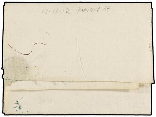 ¿ ESPAÑA: PREFILATELIA. 1825. PAMPLONA a TUDELA. Marca PAMPA