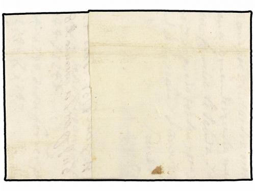 ¿ ESPAÑA: PREFILATELIA. 1753. CASTELLO D'AMPURIES a GIRONA.