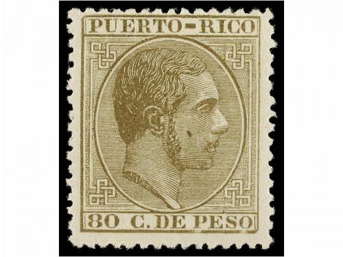 * COLONIAS ESPAÑOLAS: PUERTO RICO. Ed. 55/70. SERIE COMPLETA