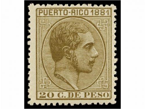 * COLONIAS ESPAÑOLAS: PUERTO RICO. Ed. 42/54. SERIE COMPLETA