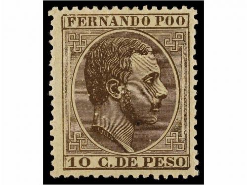 * COLONIAS ESPAÑOLAS: FERNANDO POO. Ed. 5/8. SERIE COMPLETA,