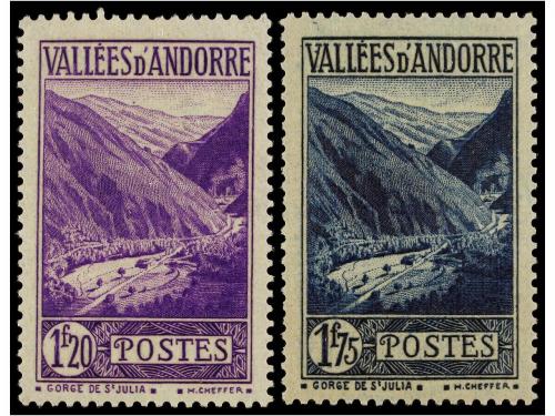 ** ANDORRA: ANDORRA FRANCESA. Ed. 63/94. SERIE COMPLETA. LUJ