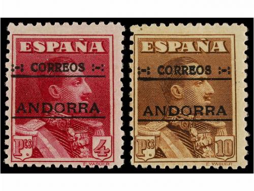 * COLONIAS ESPAÑOLAS: ANDORRA. Ed. 1/14. SERIE COMPLETA, hab