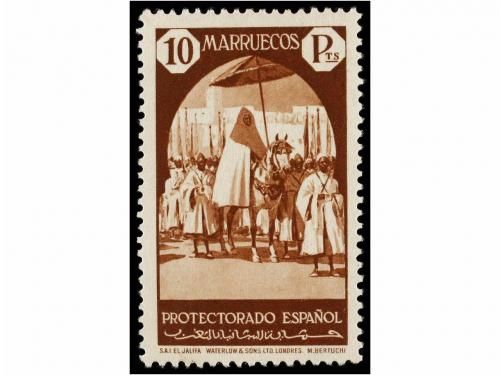 * COLONIAS ESPAÑOLAS: MARRUECOS. Ed. 148/60. SERIE COMPLETA.