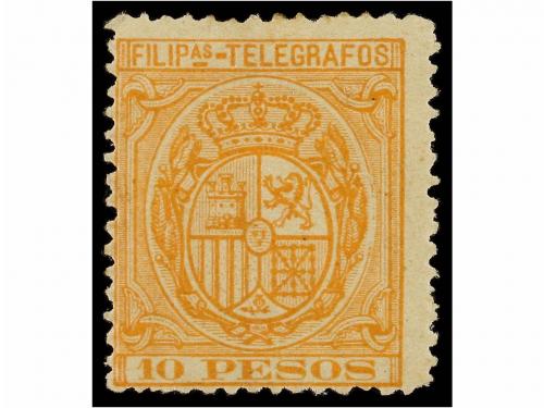 * COLONIAS ESPAÑOLAS: FILIPINAS. Ed. T-37/47. SERIE COMPLETA