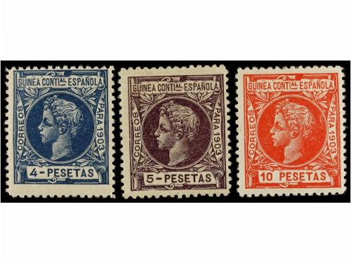 * COLONIAS ESPAÑOLAS: GUINEA. Ed. 9/26. SERIE COMPLETA, cent