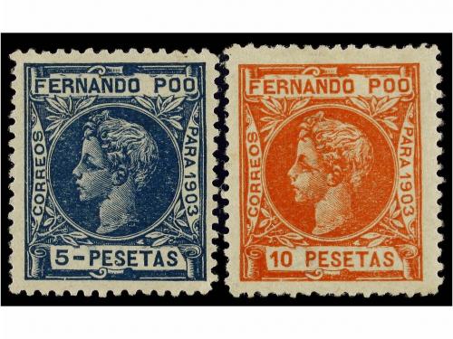 * COLONIAS ESPAÑOLAS: FERNANDO POO. Ed. 118/35. SERIE COMPLE