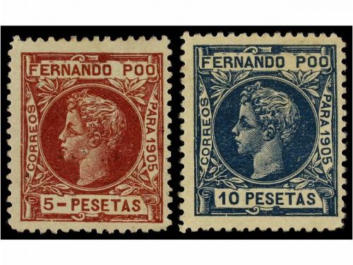 * COLONIAS ESPAÑOLAS: FERNANDO POO. Ed. 136/51. SERIE COMPLE