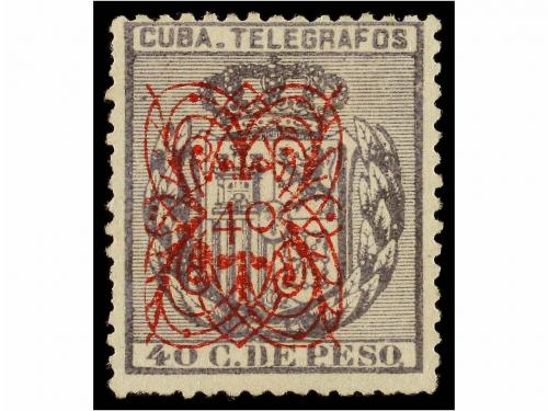 * COLONIAS ESPAÑOLAS: CUBA. Ed. T-58/62. SERIE COMPLETA, cen