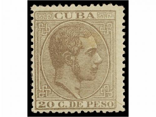 * COLONIAS ESPAÑOLAS: CUBA. Ed. 89/105. SERIE COMPLETA, cent