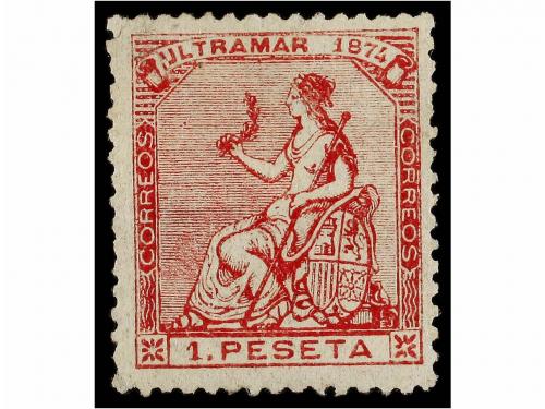 * COLONIAS ESPAÑOLAS: CUBA. Ed. 27/30 sin 29A. SERIE COMPLET