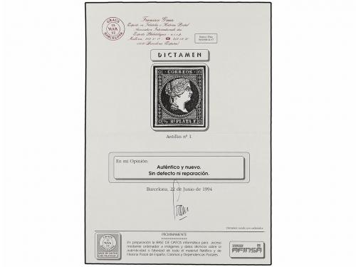 */(*) COLONIAS ESPAÑOLAS: ANTILLAS. Ed. 1/3. SERIE COMPLETA,