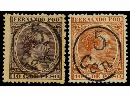 * COLONIAS ESPAÑOLAS: FERNANDO POO. Ed. 40/40J sin 40E. SERI