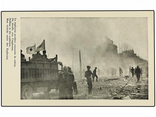 ✉ ESPAÑA GUERRA CIVIL. BOMBARDEO DE BARCELONA. 13 impactante