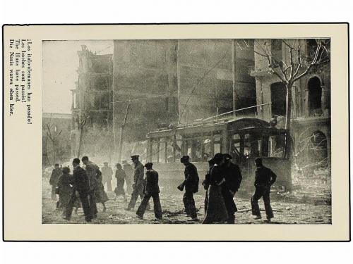 ✉ ESPAÑA GUERRA CIVIL. BOMBARDEO DE BARCELONA. 13 impactante