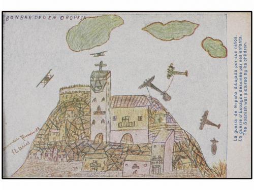 ¿ ESPAÑA GUERRA CIVIL. Carnet con 8 Tarjetas Postales editad