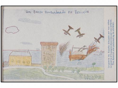 ¿ ESPAÑA GUERRA CIVIL. Carnet con 8 Tarjetas Postales editad