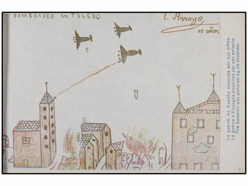 ¿ ESPAÑA GUERRA CIVIL. Carnet con 8 Tarjetas Postales editad