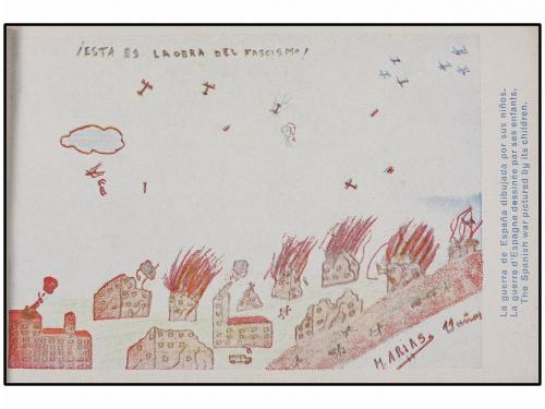 ¿ ESPAÑA GUERRA CIVIL. Carnet con 8 Tarjetas Postales editad