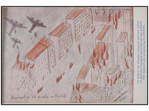 ¿ ESPAÑA GUERRA CIVIL. Carnet con 8 Tarjetas Postales editad