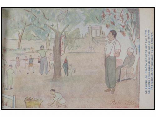 ¿ ESPAÑA GUERRA CIVIL. Carnet con 8 Tarjetas Postales editad