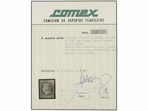 (*) ESPAÑA. Ed. 14. 2 reales naranja pálido. Excelente color