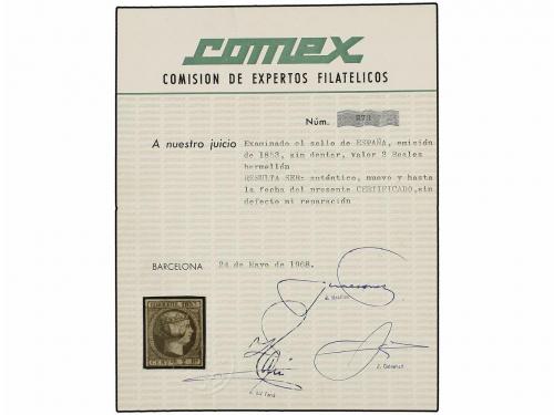 (*) ESPAÑA. Ed. 19. 2 reales bermellón. Color intenso y buen